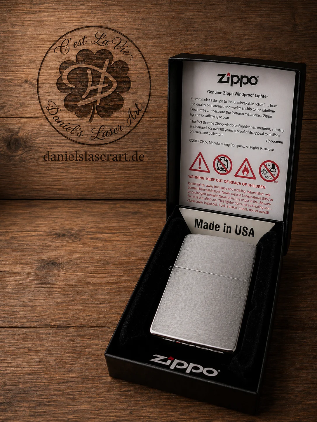 Zippo vorher